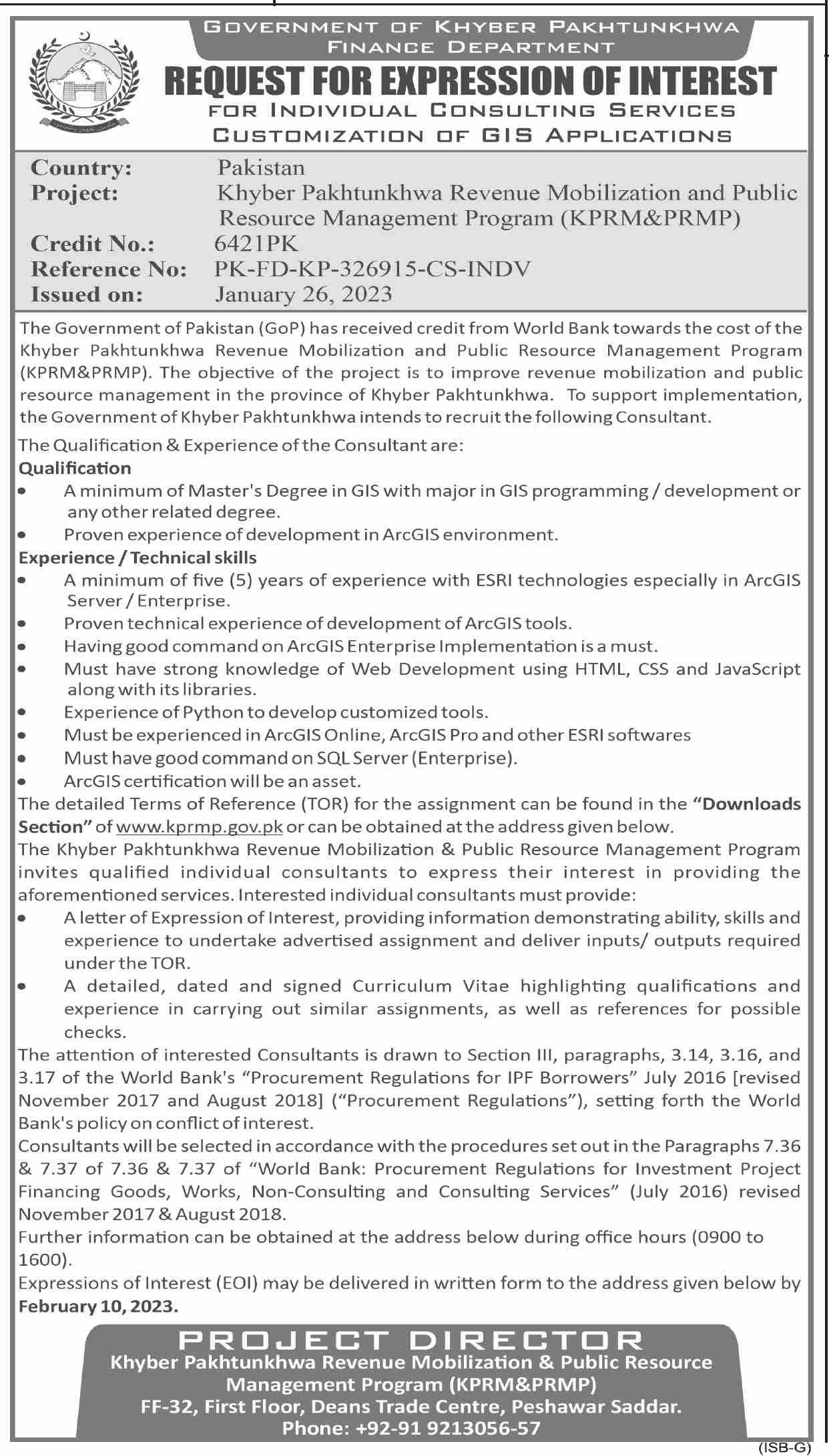 For Individual Consulting Positions of Raast